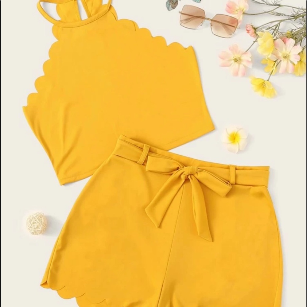 Yellow suit
